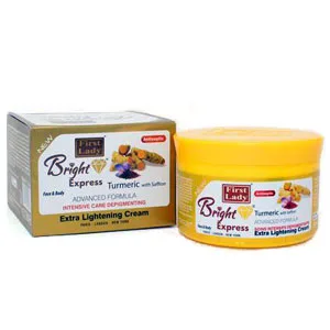 Bright Express Turmeric & Saffron Extra Skin Brightening & Exfoliating Soap 200g - Antiseptic - turmeric lightening cream