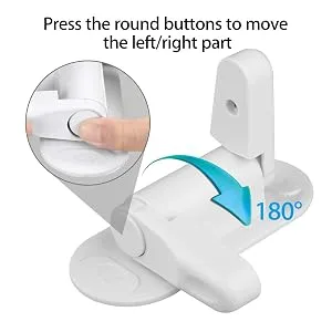 Jolik Door Lever Lock (2 Pack) Child Proof Doors & Handles 3M VHB Adhesive - Child Safety 2 Count (Pack of 1) - child door hand locks