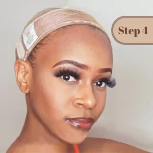 Dreamlover Elastic Wig Grip Headband Adjustable Wig Grip Band Brown 2 PCS - step 4
