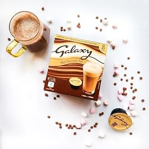 Mars Hot Chocolate Pods - Dolce Gusto Compatible Pods - Galaxy Mars Twix Milky Way & Maltesers - 40 Pods (8 x 5) - Mars Dolce Gusto Compatible Hot Chocolate
