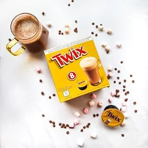 Mars Hot Chocolate Pods - Dolce Gusto Compatible Pods - Galaxy Mars Twix Milky Way & Maltesers - 40 Pods (8 x 5) - Mars Dolce Gusto Compatible Hot Chocolate