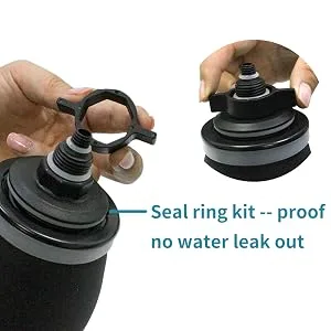 TopQuaFocus 420ml Douche Bulb Kit Anal Douche Colon Irrigation Douche for Man Woman (Black) - connector