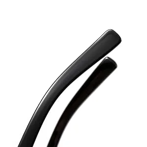 Suertree Reading Glasses Spring Hinge Computer Glasses Square Presbyopic Reader Glasses Aided Eyelasses Unisex 2.0 KS9809 +2.00 Magnification 1 Pc Reading Glasses Black 9809 - product information 6
