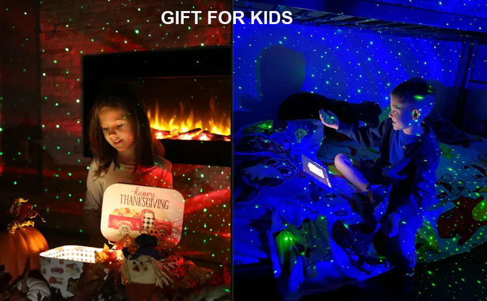 AOELLIT Star Lights Galaxy Starlight Night Light Ceiling Projector for Bedroom Room Home Decor Upgraded Upgraded Black - Gift for Kids