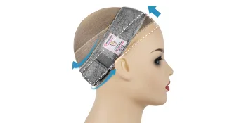 Dreamlover Wig Grip Headbands Elastic Wig Headbands Grey 2 PCS - Do Not Have It Pulled Too Tight