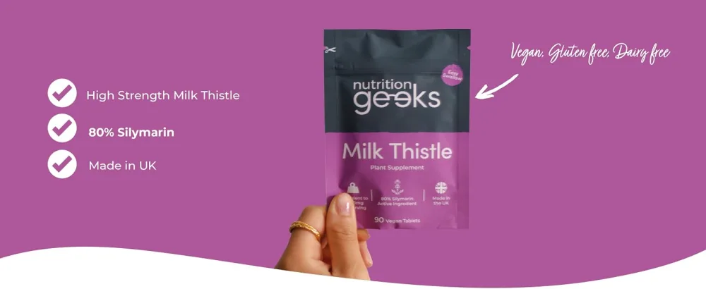 Milk Thistle Tablets - High Strength 4000mg Supplement 90 Tablets (2 per Serving) - 100mg Milk Thistle Extract (40:1) per Tablet - Not Milk Thistle Capsules or Tincture - Vegan - UK Made - product information 3