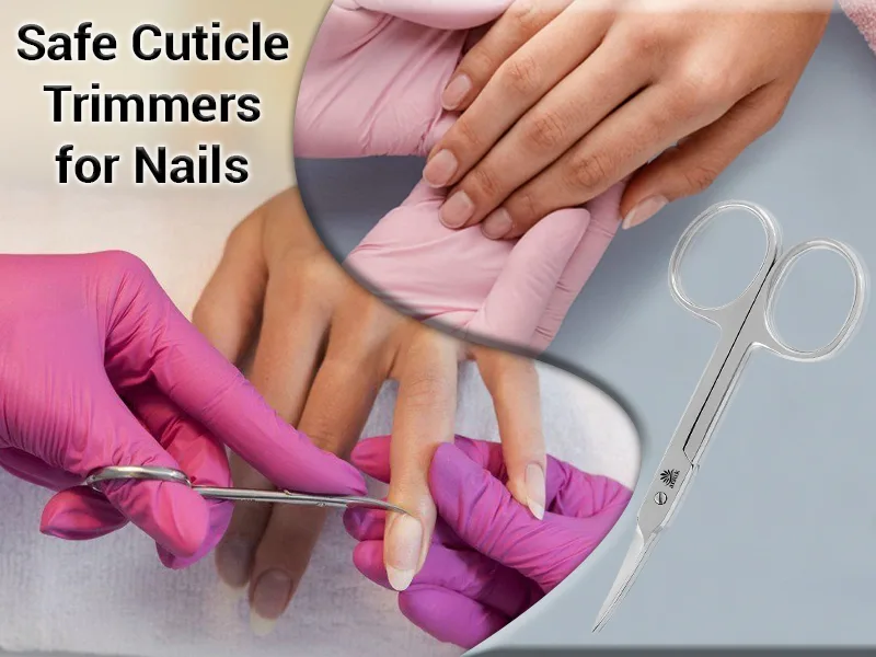ARSUK Cuticle Scissors Professional Thin Extra Fine Curved- Sharp Manicure Scissors for Women & Men Nails- 3.74 Inch Stainless Steel - Curved,cuticle,eyebrow,manicure,grooming,women,men,small,beauty,nose hair,thick,toenails,Scissors