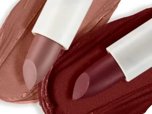 HANDAIYAN Nude Lipstick Matte Smooth Waterproof Highly Pigmented Lipsticks (02#Nude) - Nude Lipstick