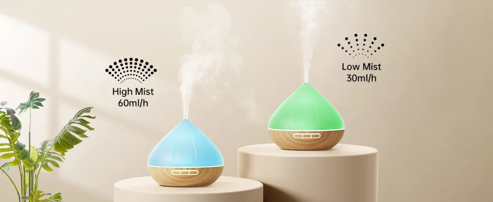 500ml Essential Oil Diffuser Aromatherapy Diffuser with 8x10 Essential Oils Aroma Diffuser Humidifier for Large Room 4 Timer Setting with Remote Control - product information 8