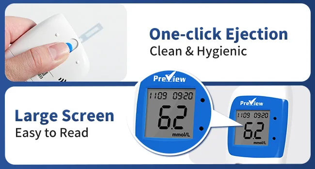 Preview Blood Sugar Monitor Diabetes Testing Kit Blood Glucose Monitors with 50 Test Strips 50 Lancets Lancing Device Accu2 Kit - convenient