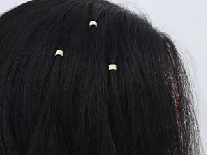 Vlasy 3PCS Hair Extension Loop Needle Threader Pulling Hook Tools Micro Loop Nano Beads Device Hair Extension Threader for Hair or Feather Extensions - STEP