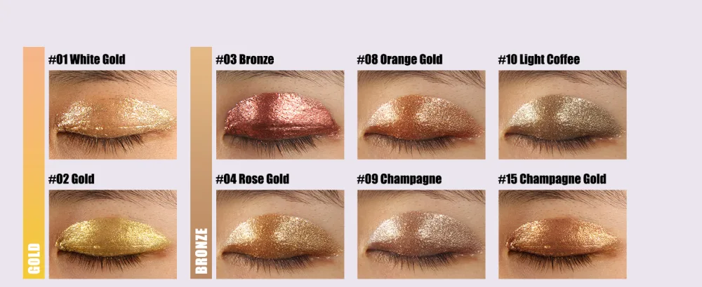 Anglicolor Eyeshadow Liquid Glitter Eyeshadow Highly Pigmented Glitter Gel Diamond Eyeshadow Liquid Eyeshadow & Eyeliner Blendable Shimmer Eyes Makeup Vegan (#15) - Eyeshadow