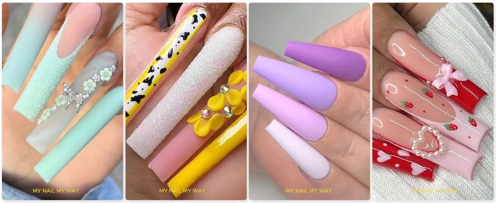 BURANO Poly Extension Gel Nail Kit 6 Colors Nail Poly Nails Builder Gel Set for Beginner & Professional Using Poly Nail Gel Kits DIY Starter Kit Nail Art Gift (04 Pink Glitter) - BURANO Poly Builder Gel Nail Kit-2-Set No. 3