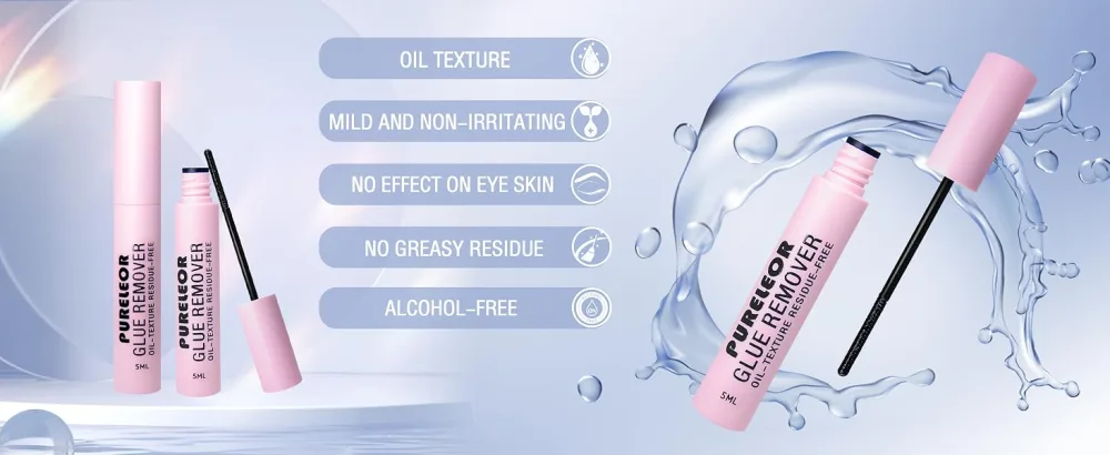 Cluster Eyelash Glue Remover Cluster Lash Glue Remover DIY Lash Adhesive Remover Mascara Wand Glue Remover Clear 5ml - Remover for Cluster Lashes