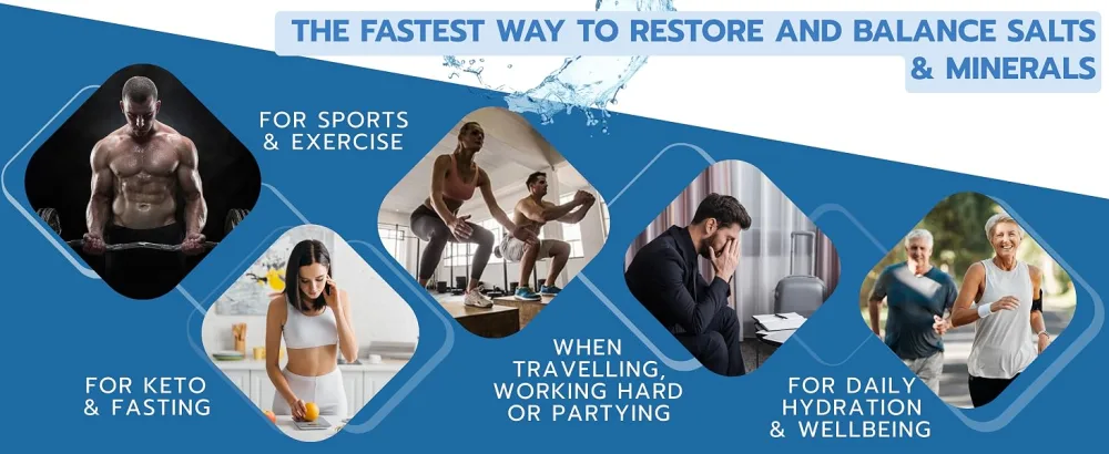 Electrolytes Tablets - 120 Rapid Rehydration Tablets with Electrolytes - with Himalayan Salt Zero Sugar - Hydration Tablet for Runners Gym Keto Fasting Salts with Trace Minerals - 60 Servings - bulk isotonic drink prime revival shots precision hydration trace minerals rehydrating protein crea