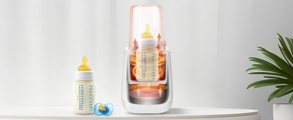 Baby Bottle Warmer 6-in-1 Multi-Functional Bottle Warmer Fast Warming Baby Food Warmer High Temperature Bottle Steriliser Precise Temperature Control for Breastmilk or Formula - product information 2