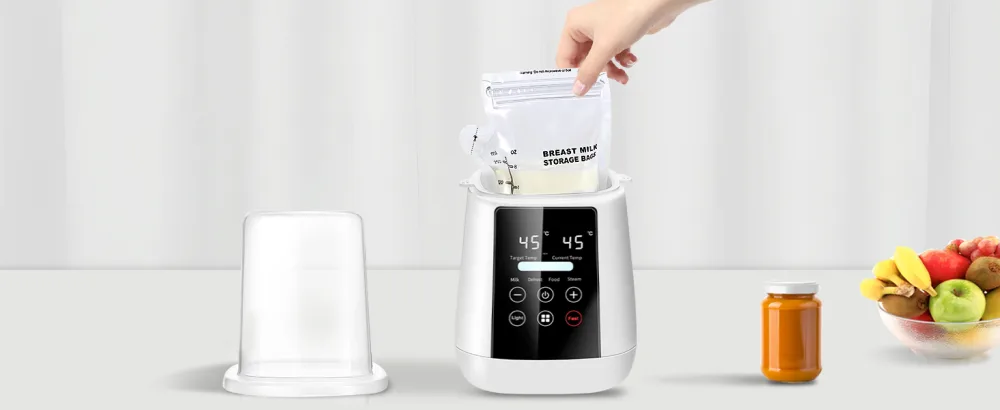 Baby Bottle Warmer 6-in-1 Multi-Functional Bottle Warmer Fast Warming Baby Food Warmer High Temperature Bottle Steriliser Precise Temperature Control for Breastmilk or Formula - product information 3