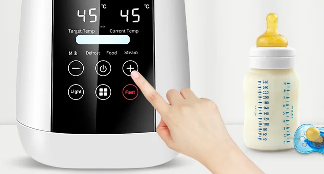 Baby Bottle Warmer 6-in-1 Multi-Functional Bottle Warmer Fast Warming Baby Food Warmer High Temperature Bottle Steriliser Precise Temperature Control for Breastmilk or Formula - product information 7