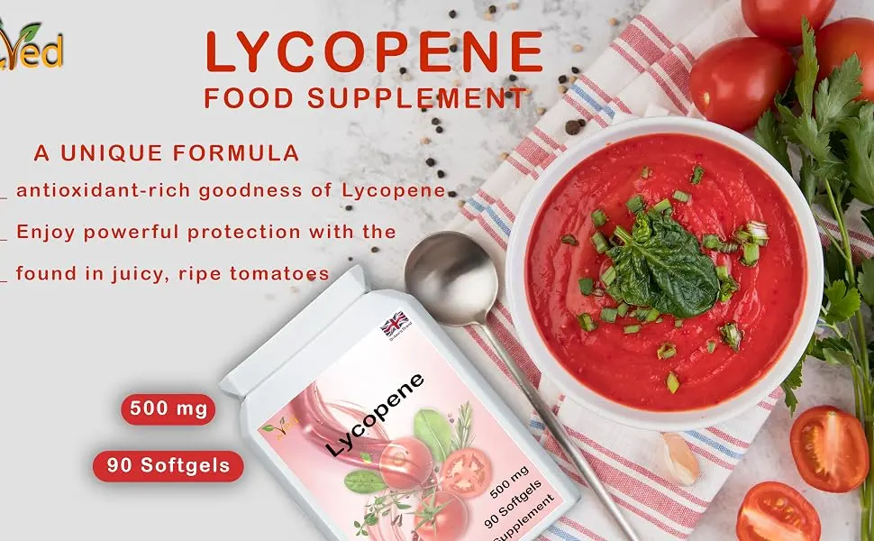 Ved Lycopene Supplement 500mg x 90 Softgel - product information 5