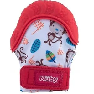 Nuby Teething Mitt Red - product information 1