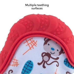 Nuby Teething Mitt Red - product information 3
