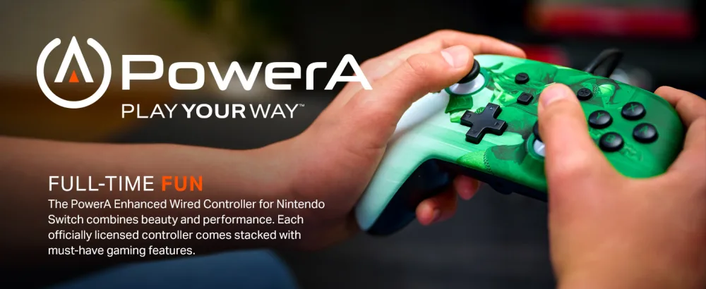 PowerA Enhanced Wired Controller for Nintendo Switch - Heroic Link - Header