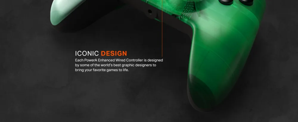 PowerA Enhanced Wired Controller for Nintendo Switch - Heroic Link - Iconic Design