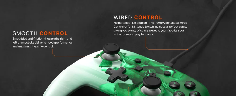 PowerA Enhanced Wired Controller for Nintendo Switch - Heroic Link - Wired