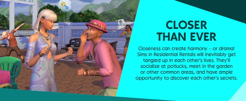 The Sims 4 For Rent (EP15) PCWin | Code In A box | VideoGame | English PCWIN Code in a box For Rent (EP15) - CLOSER THAN EVER
