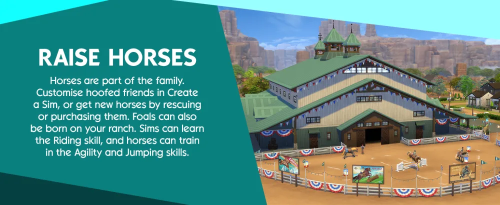 The Sims 4 Horse Ranch (EP14) PC/Mac | Code In A box | VideoGame | English PCWIN Code in a box Horse Ranch (EP14) - Sims 4