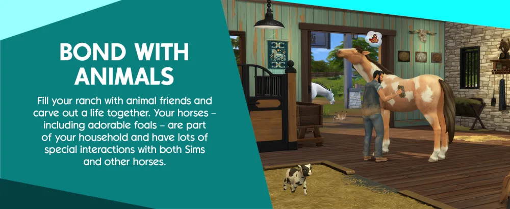 The Sims 4 Horse Ranch (EP14) PC/Mac | Code In A box | VideoGame | English PCWIN Code in a box Horse Ranch (EP14) - Sims 4