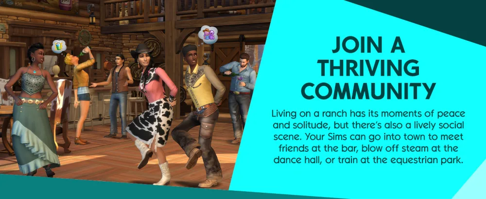 The Sims 4 Horse Ranch (EP14) PC/Mac | Code In A box | VideoGame | English PCWIN Code in a box Horse Ranch (EP14) - Sims 4