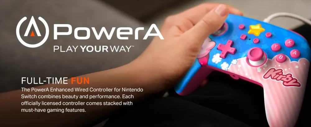 PowerA Enhanced Wired Controller for Nintendo Switch - Kirby - Header