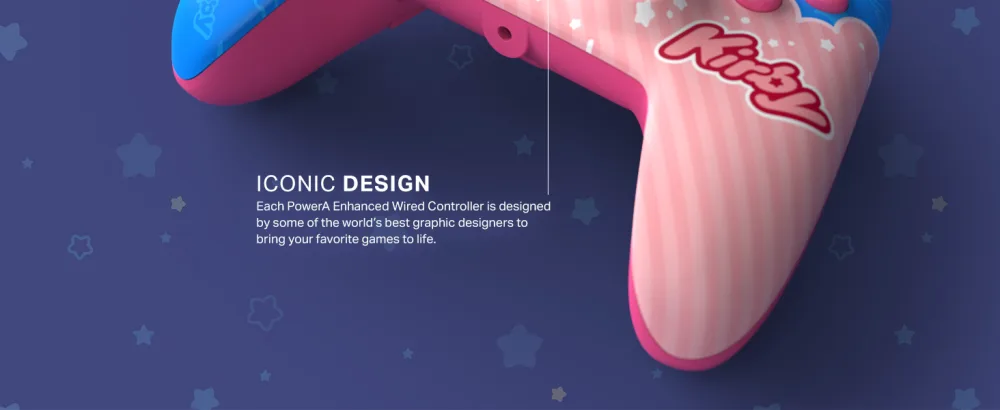 PowerA Enhanced Wired Controller for Nintendo Switch - Kirby - Iconic Design