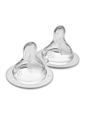 MAM Babyartikel 66415100 Sauger Gr ße 3 transparent 2 Unit (Confezione da 1) - mam teat fast