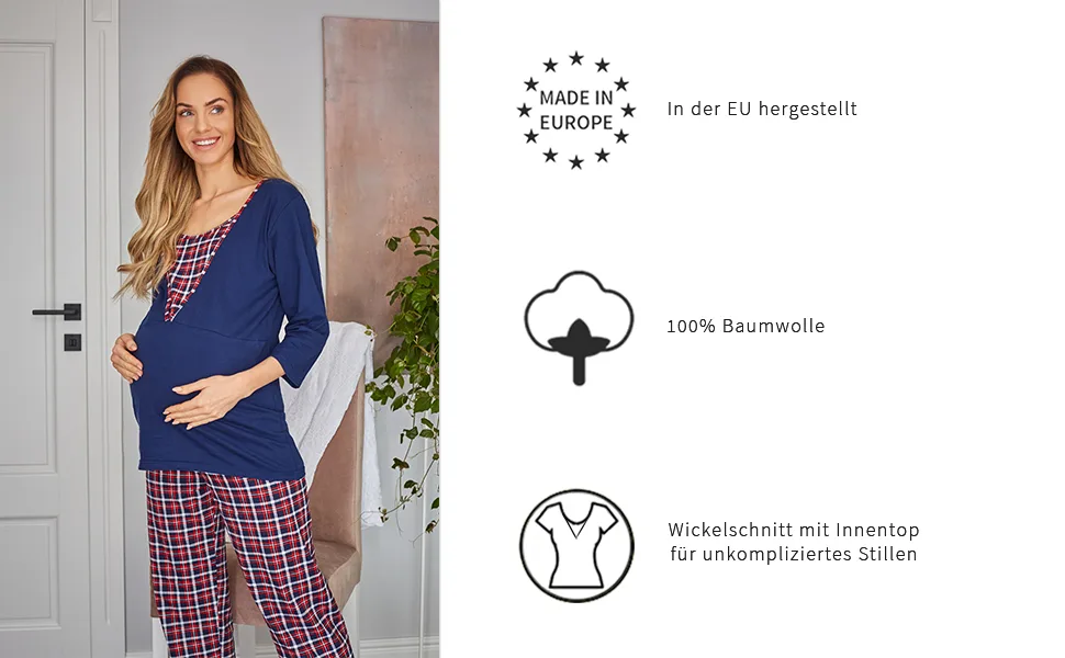 Be Mammy Womens Nursing Pyjama Set 1N2TT2 L Pink-3 - BE-TR-998-K8