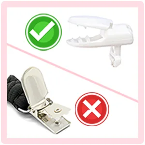 Flow fire Silicone Dummy Clip for Girl and Boys 2Pcs Baby Dummy Clips Fit All Soothers and Dummies Pink 2PCS - Dummy clip