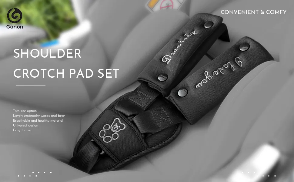 GanEn Stroller Infant car seat Harness Pads Belt Pads Shoulder Strap Comfort Cushion (Small) - product information 1