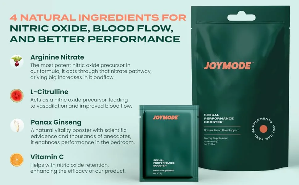 Joymode Performance Booster - 10 Sachets - SPB Nitric Oxide Booster