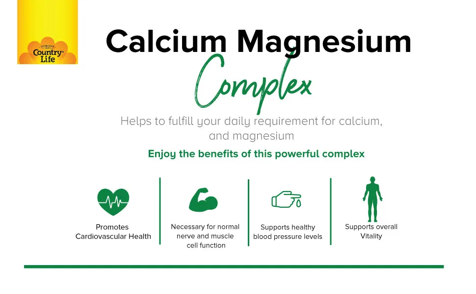 Country Life Target-Mins Calcium-Magnesium Complex 360 Tablets - product information 3