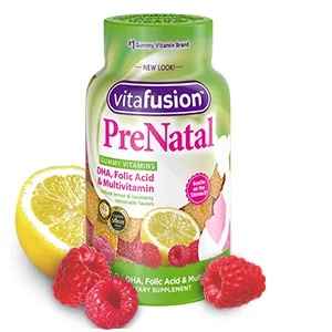 VitaFusion PreNatal DHA Folic Acid & Multivitamin 90 Gummies - product information 2