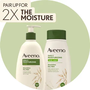 Aveeno Daily Moisturizing Lotion Fragrance Free 18 fl oz (532 ml) - 2 step routine