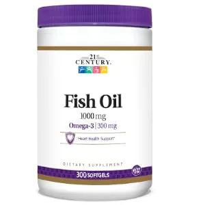 21st Century Fish Oil 1000 mg 300 Softgels - product information 1