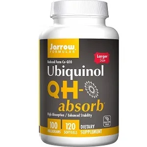 Jarrow Formulas Ubiquinol QH-Absorb - 120 Softgels - product information 2