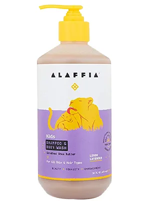 Alaffia Kids Shampoo & Body Wash Lemon Lavender 16 fl oz (476 ml) - product information 6