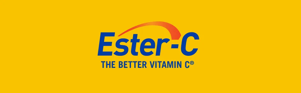 Ester-C Vitamin C 1000 mg Coated Tablets, 120 Count, Immune System Booster, Stomach-Friendly Supplement, Gluten-Free - unspecified