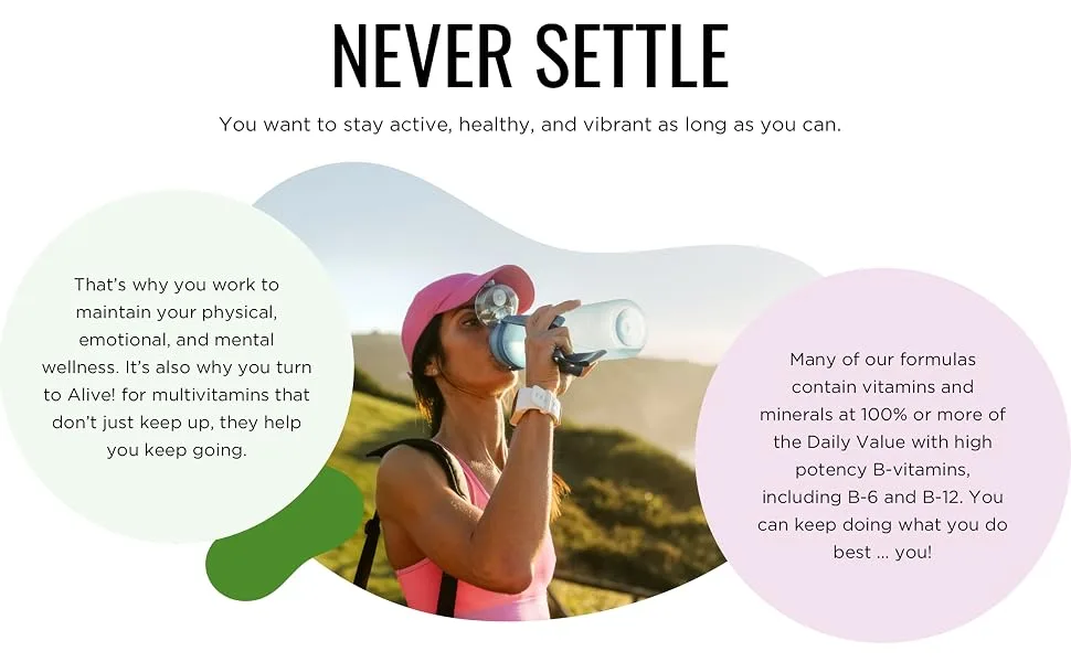 Nature's Way Alive! Women's Energy Multivitamin-Multimineral 50 Tablets - Never Settle