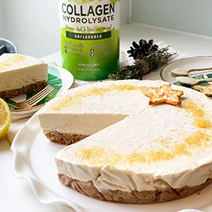 Great Lakes Gelatin Co. Collagen Hydrolysate Unflavored 16 oz (454 g) - Pie made with Unflavored Collagen Hydrolysate