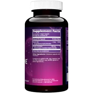 MRM Acetyl L-Carnitine 500 mg 60 Vegan Capsules - product information 3
