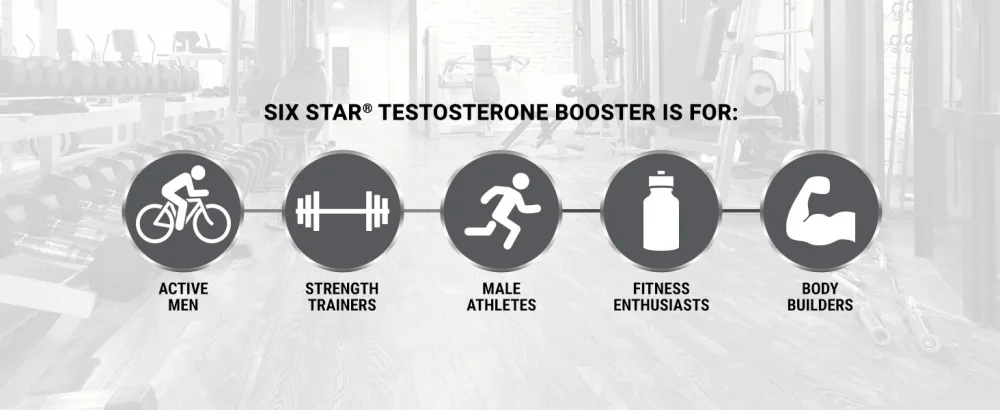 Six Star Six Star Pro Nutrition Testosterone Booster Elite Series 60 Caplets - product information 1